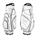 Bolsa de golf de carro en blanco. Personalizada en 3 zonas. Modelo GENEVA en el estilo Bauhaus